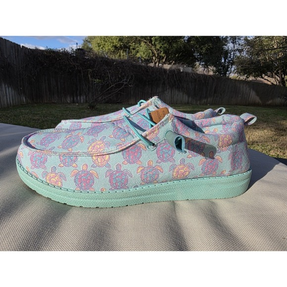 Simply Southern Slip On Shoes womans pink turtle Size 9 - Picture 5 of 13